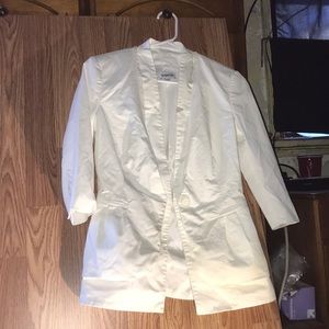 Bebe White Blazer